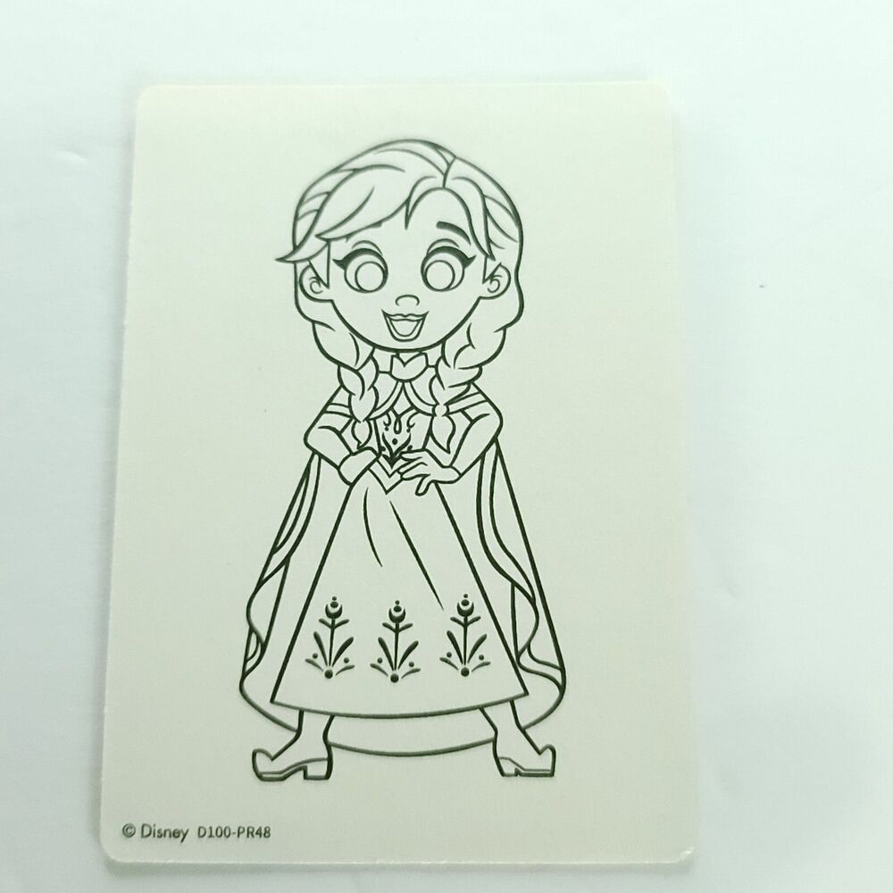Anna Frozen 2023 Card Fun 1/1 Disney 100 Carnival  Paper Sketch Card D100-PR48